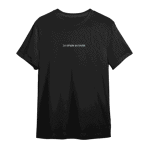 Polera “BRUTALIST / Lo Simple Es Brutal”